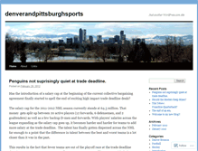 Tablet Screenshot of denverandpittsburghsports.wordpress.com