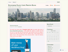 Tablet Screenshot of bkkdailylife.wordpress.com
