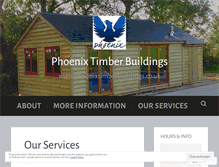 Tablet Screenshot of phoenixtimberbuildings.wordpress.com