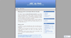 Desktop Screenshot of abcdaweb.wordpress.com