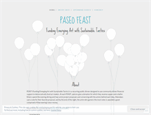 Tablet Screenshot of paseofeast.wordpress.com