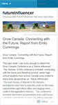 Mobile Screenshot of futureinfluencer.wordpress.com