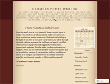 Tablet Screenshot of cromerspnuts.wordpress.com