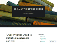 Tablet Screenshot of brilliantdisguisebooks.wordpress.com