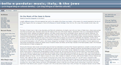 Desktop Screenshot of bellaeperduta.wordpress.com