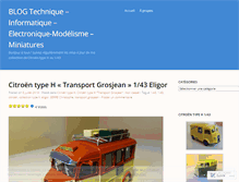 Tablet Screenshot of blogtechnique.wordpress.com