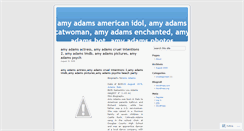 Desktop Screenshot of amyadamsbiography.wordpress.com