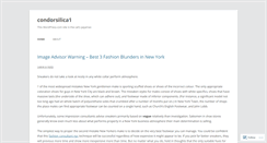 Desktop Screenshot of condorsilica1.wordpress.com