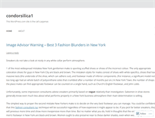 Tablet Screenshot of condorsilica1.wordpress.com
