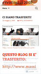 Mobile Screenshot of eyewitness2007.wordpress.com