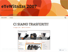 Tablet Screenshot of eyewitness2007.wordpress.com