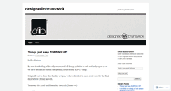 Desktop Screenshot of designedinbrunswick.wordpress.com