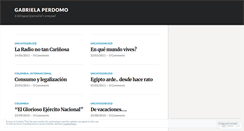 Desktop Screenshot of gabrielaper.wordpress.com
