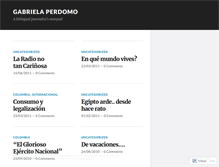 Tablet Screenshot of gabrielaper.wordpress.com