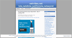 Desktop Screenshot of netvideo.wordpress.com