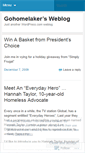 Mobile Screenshot of gohomelaker.wordpress.com