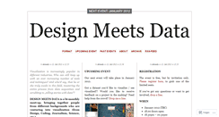 Desktop Screenshot of designmeetsdata.wordpress.com