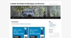 Desktop Screenshot of boutignytheatre.wordpress.com