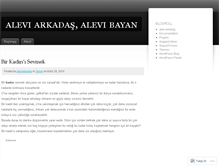 Tablet Screenshot of aleviarkadas.wordpress.com