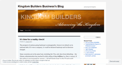 Desktop Screenshot of kingdombuildersbusiness.wordpress.com