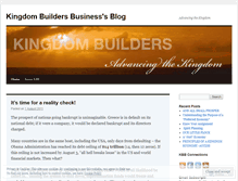 Tablet Screenshot of kingdombuildersbusiness.wordpress.com