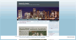 Desktop Screenshot of geshercity.wordpress.com