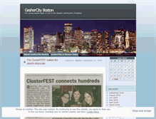 Tablet Screenshot of geshercity.wordpress.com