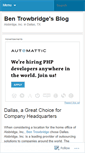 Mobile Screenshot of bentrowbridge.wordpress.com