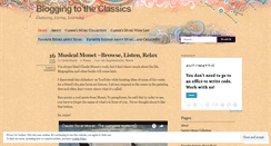 Desktop Screenshot of iloveclassical.wordpress.com