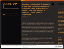 Tablet Screenshot of oooberapp.wordpress.com