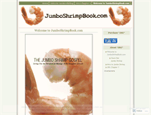 Tablet Screenshot of jumboshrimpbook.wordpress.com