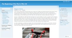 Desktop Screenshot of anndelise.wordpress.com