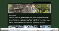 Desktop Screenshot of natureinlove.wordpress.com