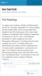Mobile Screenshot of leeherrick.wordpress.com