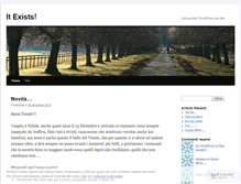 Tablet Screenshot of itexists88.wordpress.com