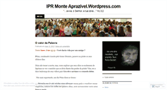 Desktop Screenshot of iprmonteaprazivel.wordpress.com