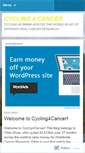 Mobile Screenshot of cycling4cancer.wordpress.com