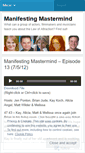 Mobile Screenshot of manifestingmastermind.wordpress.com
