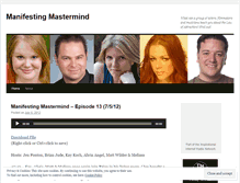 Tablet Screenshot of manifestingmastermind.wordpress.com