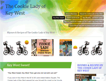 Tablet Screenshot of cookieladyofkeywest.wordpress.com