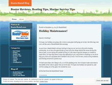Tablet Screenshot of boaterrated.wordpress.com