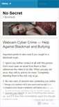 Mobile Screenshot of nosecret.wordpress.com