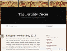 Tablet Screenshot of fertilitycircus.wordpress.com