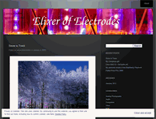 Tablet Screenshot of elixerofelectrodes.wordpress.com