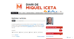 Desktop Screenshot of diaridemiqueliceta.wordpress.com