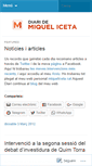 Mobile Screenshot of diaridemiqueliceta.wordpress.com