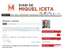 Tablet Screenshot of diaridemiqueliceta.wordpress.com