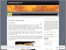 Tablet Screenshot of mandarinasgroup.wordpress.com