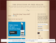 Tablet Screenshot of goodfood4thought.wordpress.com