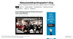 Desktop Screenshot of malaysiaweddingvideographer.wordpress.com